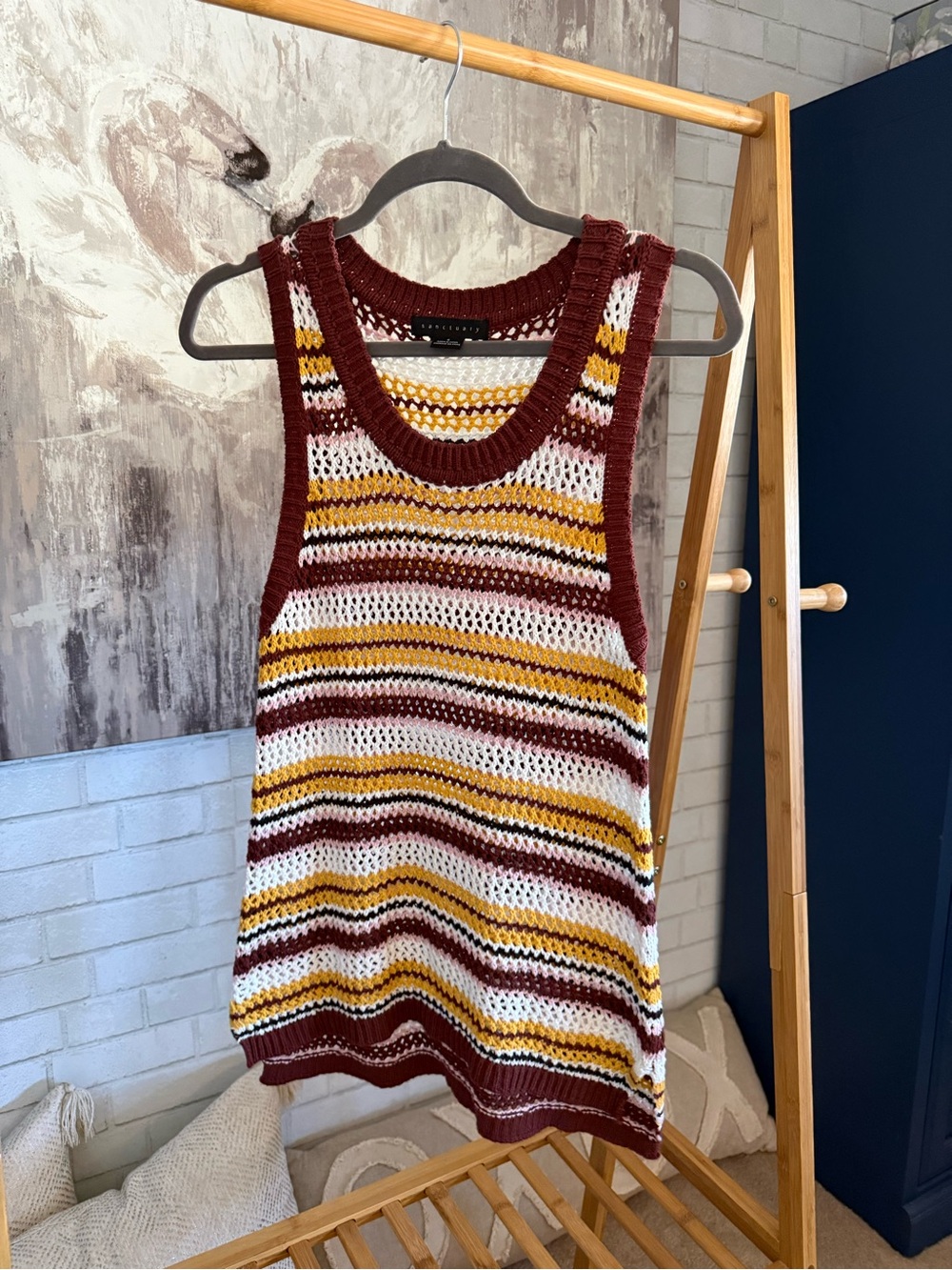 Sanctuary striped cotton top